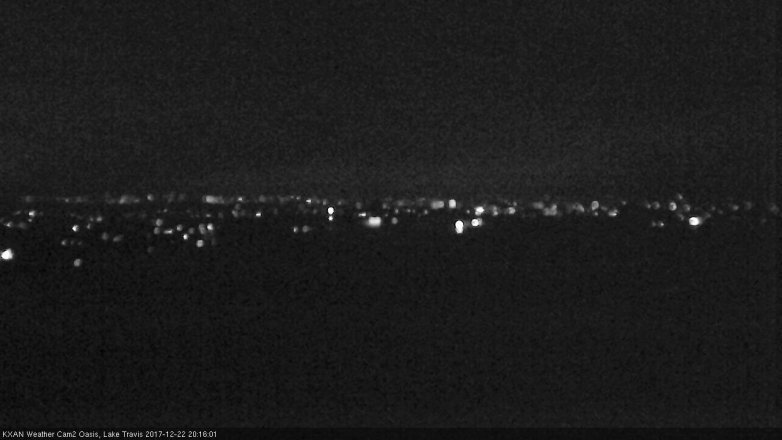 Lake Travis webcam, December 22, 2017 7:20 PM CT