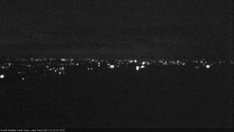 Lake Travis webcam, December 22, 2017 8:20 PM CT