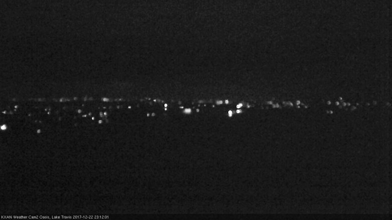 Lake Travis webcam, December 22, 2017 10:20 PM CT