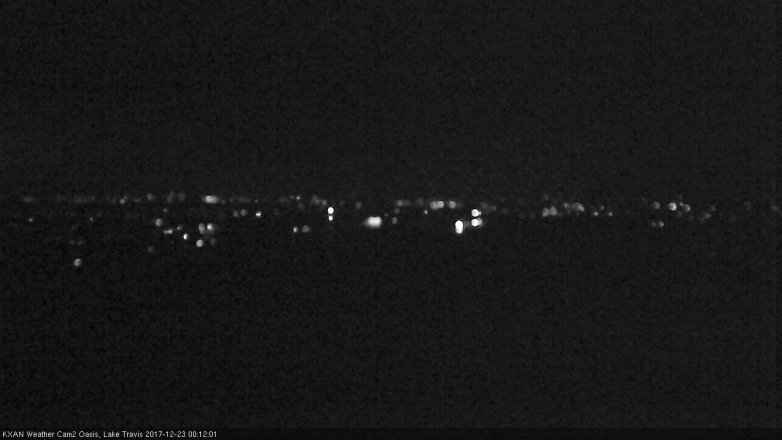 Lake Travis webcam, December 22, 2017 11:35 PM CT