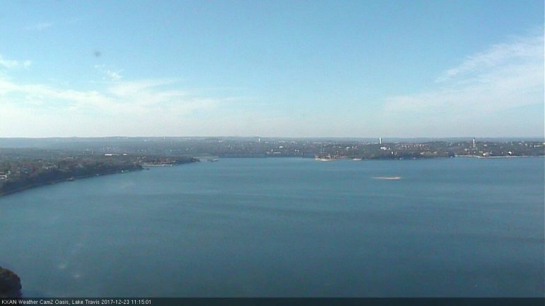 Lake Travis webcam, December 23, 2017 10:45 AM CT