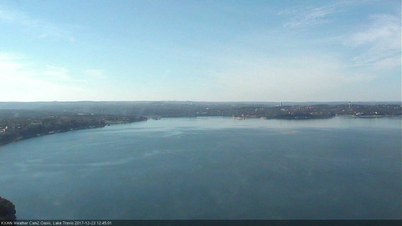 Lake Travis webcam, December 23, 2017 11:55 AM CT