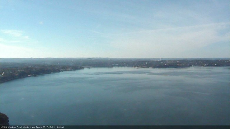 Lake Travis webcam, December 23, 2017 12:25 PM CT