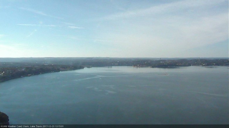 Lake Travis webcam, December 23, 2017 12:40 PM CT