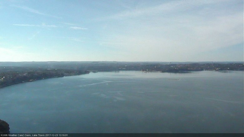 Lake Travis webcam, December 23, 2017 12:45 PM CT