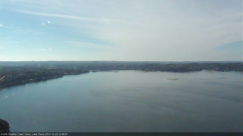Lake Travis webcam, December 23, 2017 12:50 PM CT