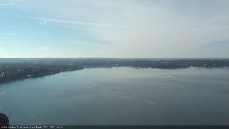 Lake Travis webcam, December 23, 2017 12:55 PM CT