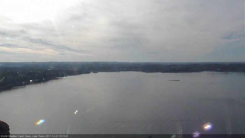 Lake Travis webcam, December 23, 2017 2:25 PM CT