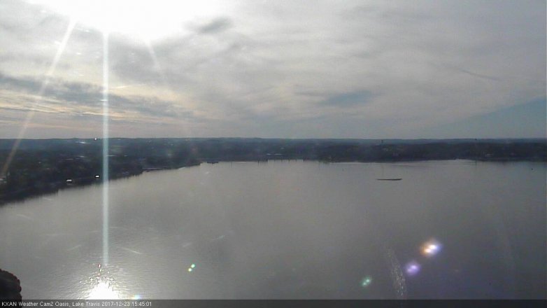 Lake Travis webcam, December 23, 2017 2:50 PM CT
