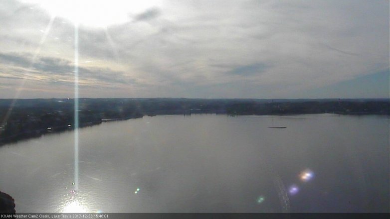 Lake Travis webcam, December 23, 2017 3:05 PM CT