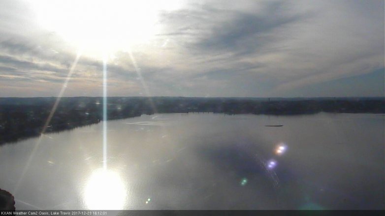 Lake Travis webcam, December 23, 2017 3:30 PM CT