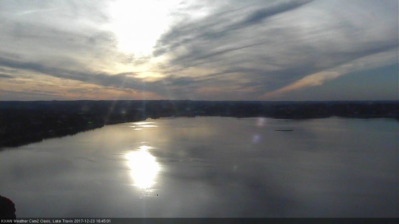 Lake Travis webcam, December 23, 2017 4:10 PM CT