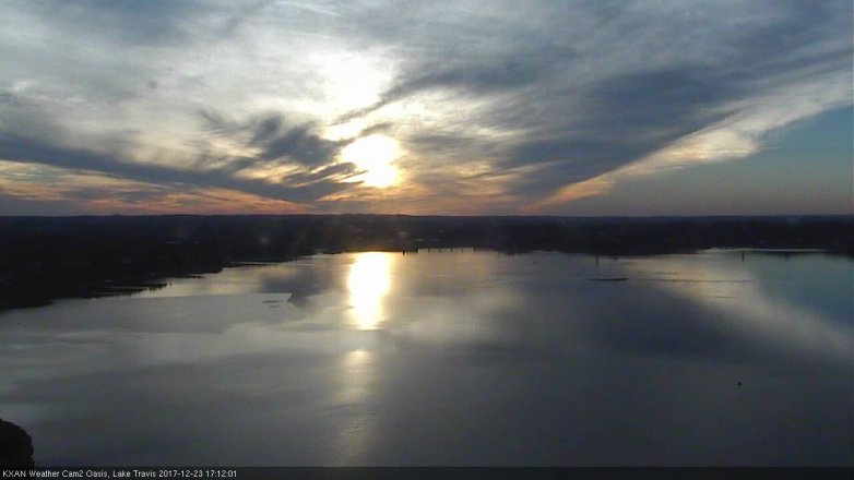 Lake Travis webcam, December 23, 2017 4:30 PM CT