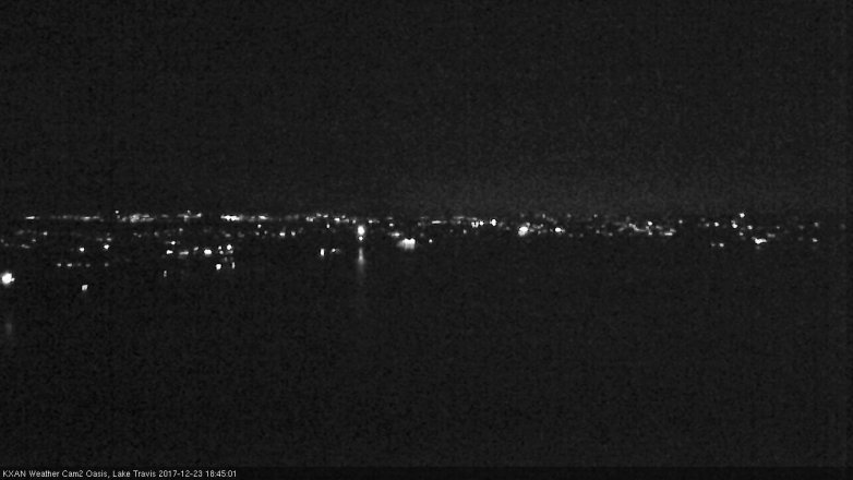 Lake Travis webcam, December 23, 2017 6:00 PM CT