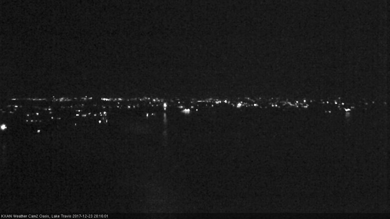 Lake Travis webcam, December 23, 2017 7:20 PM CT