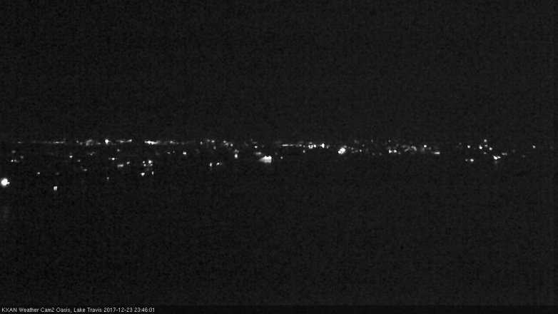 Lake Travis webcam, December 23, 2017 10:55 PM CT