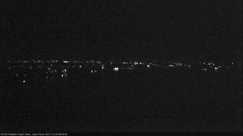 Lake Travis webcam, December 23, 2017 12:00 AM CT