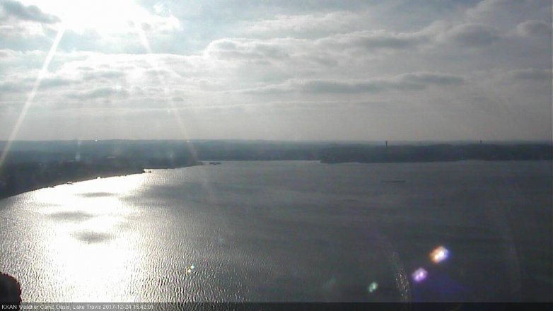 Lake Travis webcam, December 24, 2017 2:50 PM CT