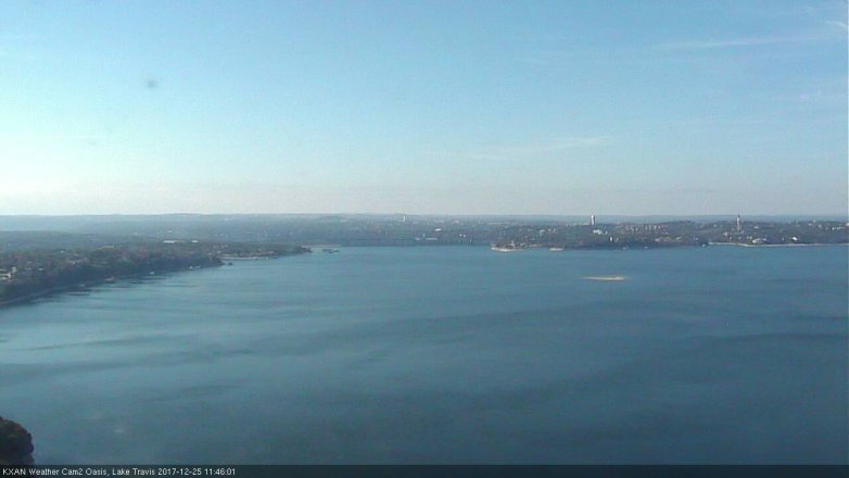Lake Travis webcam, December 25, 2017 11:05 AM CT