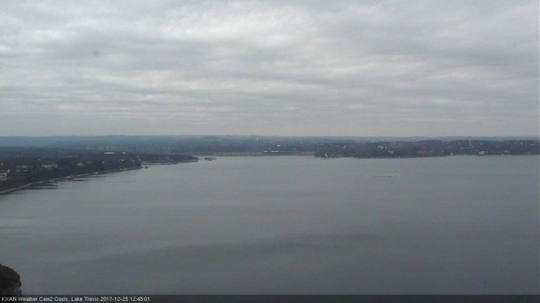 Lake Travis webcam, December 25, 2017 12:15 PM CT