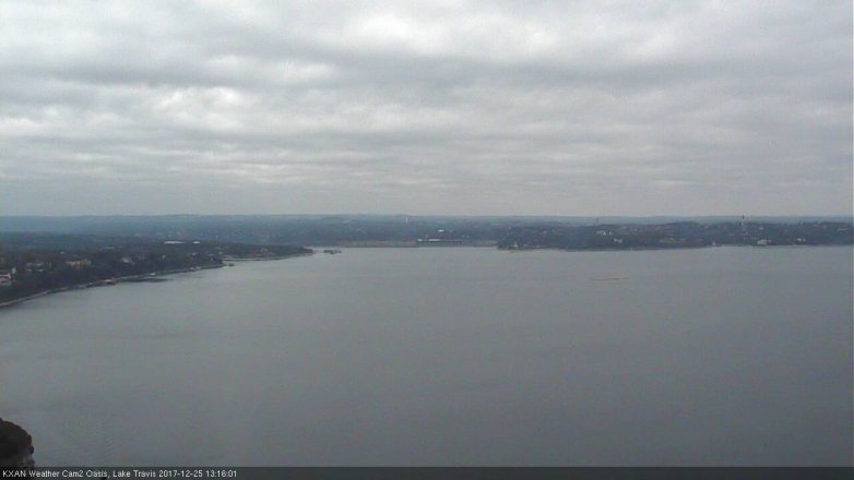 Lake Travis webcam, December 25, 2017 12:20 PM CT
