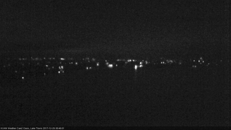 Lake Travis webcam, December 25, 2017 12:00 AM CT