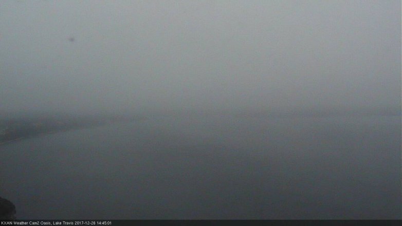 Lake Travis webcam, December 26, 2017 1:55 PM CT