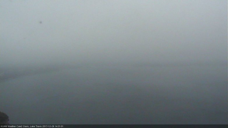 Lake Travis webcam, December 26, 2017 2:00 PM CT