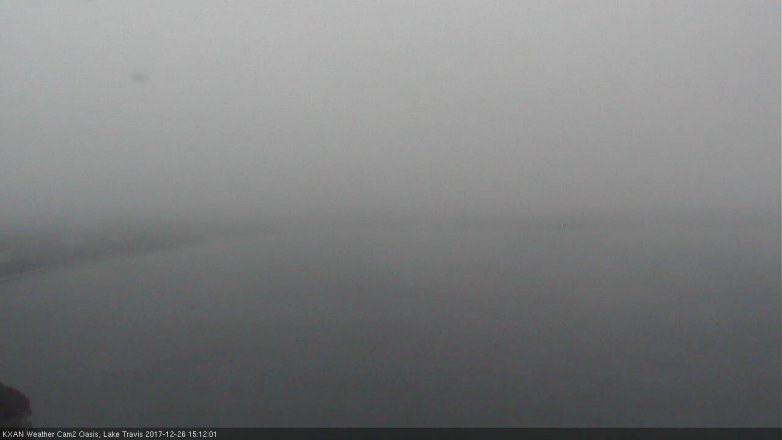 Lake Travis webcam, December 26, 2017 2:15 PM CT
