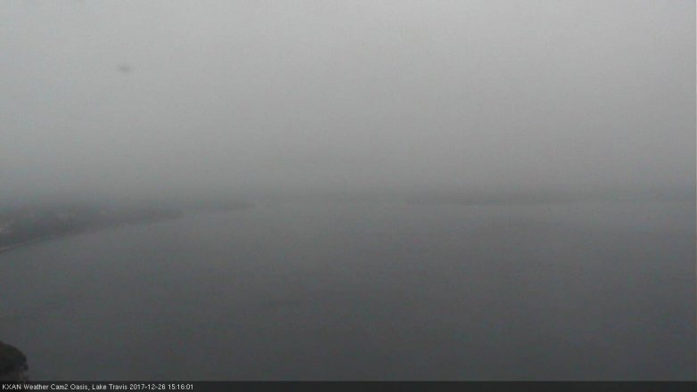 Lake Travis webcam, December 26, 2017 2:45 PM CT