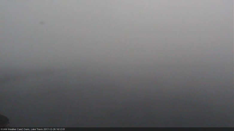 Lake Travis webcam, December 26, 2017 3:35 PM CT