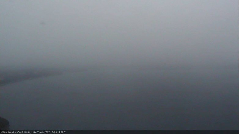 Lake Travis webcam, December 26, 2017 4:15 PM CT
