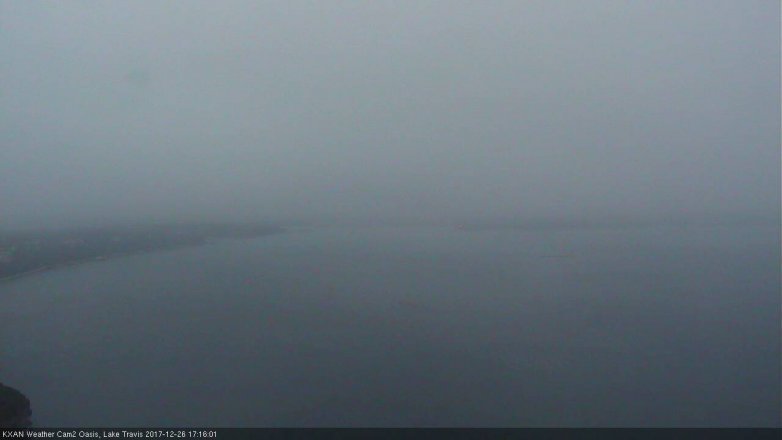 Lake Travis webcam, December 26, 2017 4:45 PM CT