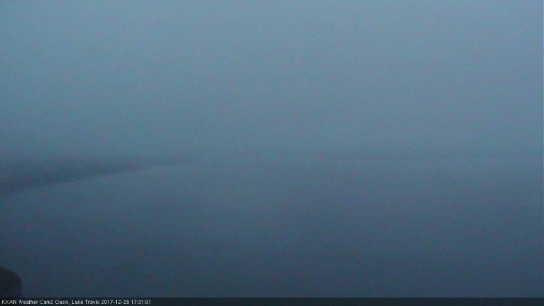 Lake Travis webcam, December 26, 2017 5:00 PM CT