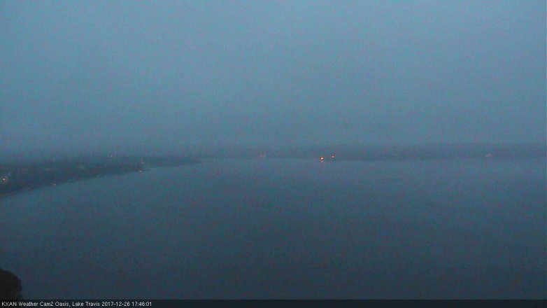 Lake Travis webcam, December 26, 2017 5:05 PM CT