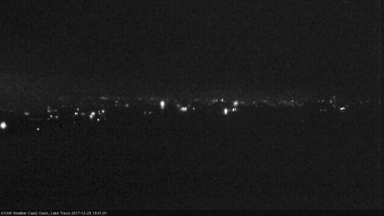 Lake Travis webcam, December 26, 2017 6:25 PM CT