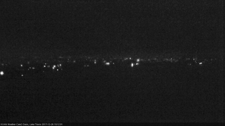 Lake Travis webcam, December 26, 2017 6:30 PM CT