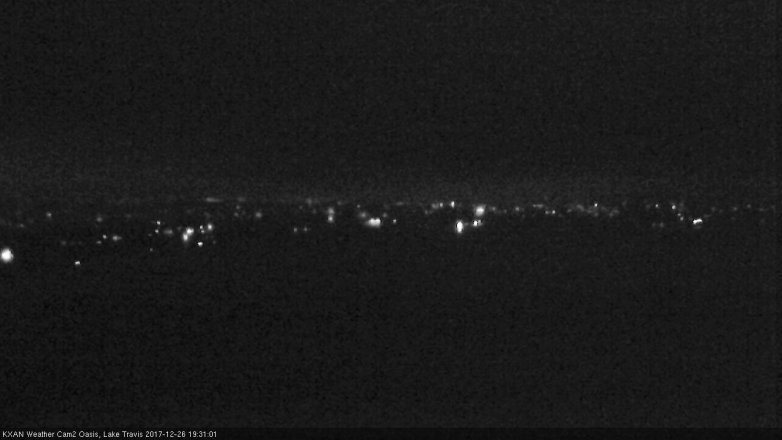 Lake Travis webcam, December 26, 2017 6:40 PM CT