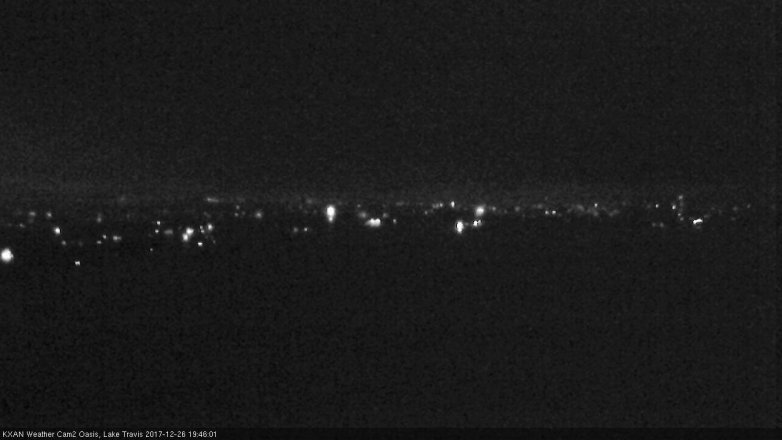 Lake Travis webcam, December 26, 2017 7:15 PM CT