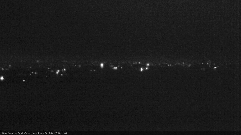Lake Travis webcam, December 26, 2017 7:20 PM CT