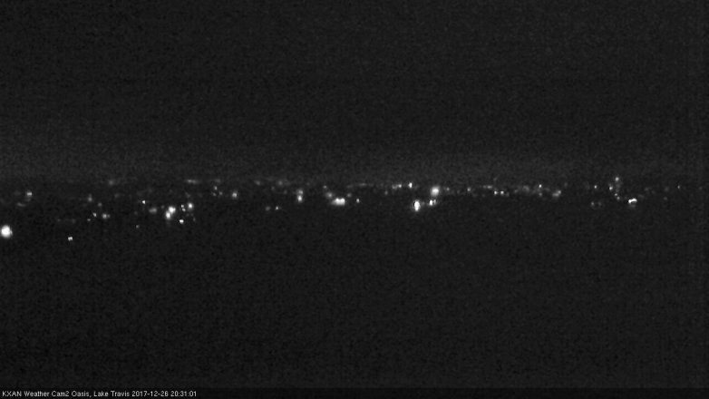 Lake Travis webcam, December 26, 2017 7:35 PM CT