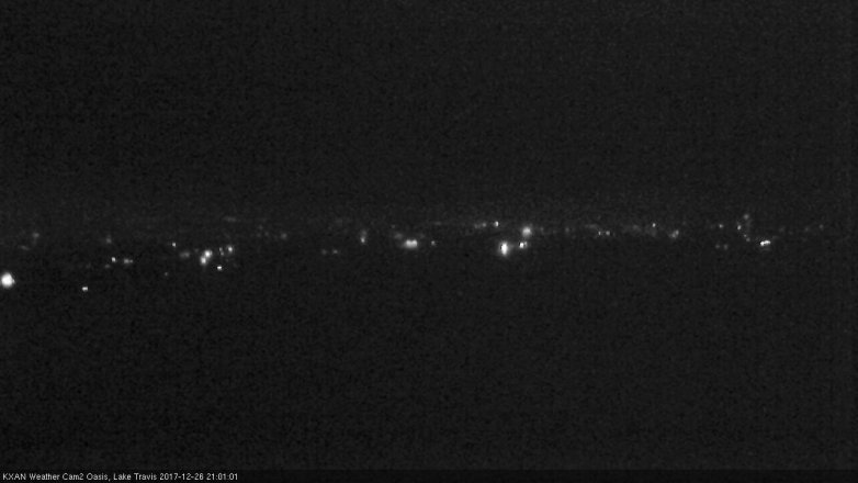 Lake Travis webcam, December 26, 2017 8:25 PM CT