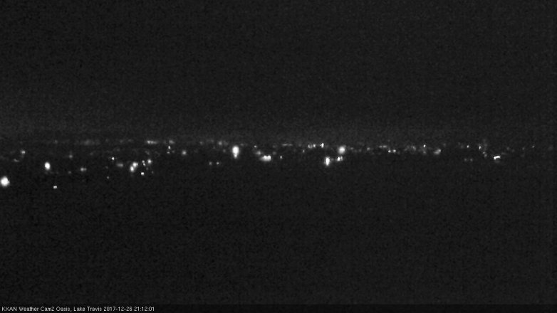 Lake Travis webcam, December 26, 2017 8:35 PM CT