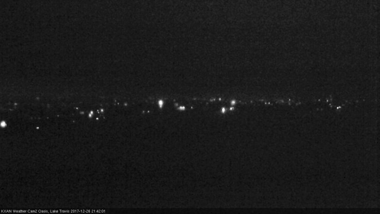 Lake Travis webcam, December 26, 2017 8:45 PM CT
