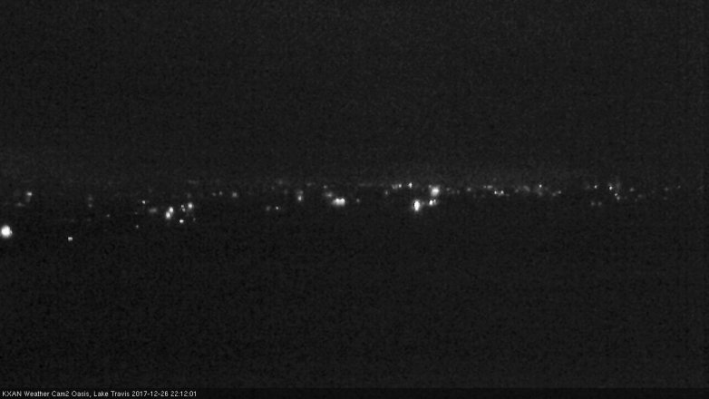 Lake Travis webcam, December 26, 2017 9:25 PM CT