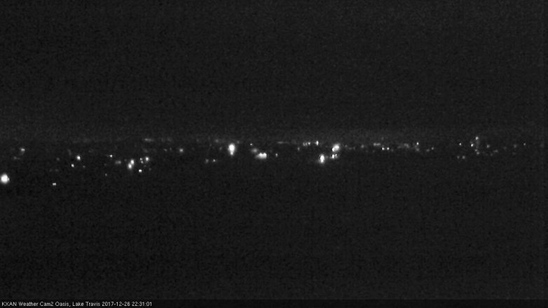 Lake Travis webcam, December 26, 2017 9:45 PM CT