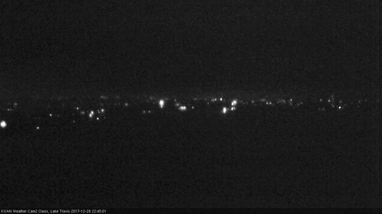 Lake Travis webcam, December 26, 2017 9:50 PM CT
