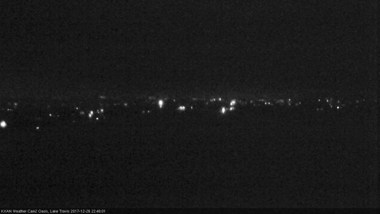 Lake Travis webcam, December 26, 2017 10:10 PM CT