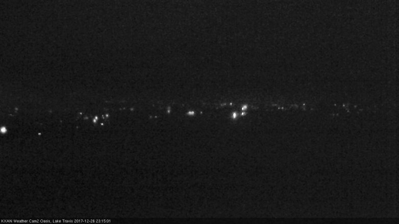 Lake Travis webcam, December 26, 2017 10:20 PM CT