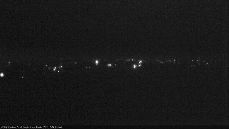 Lake Travis webcam, December 26, 2017 10:35 PM CT